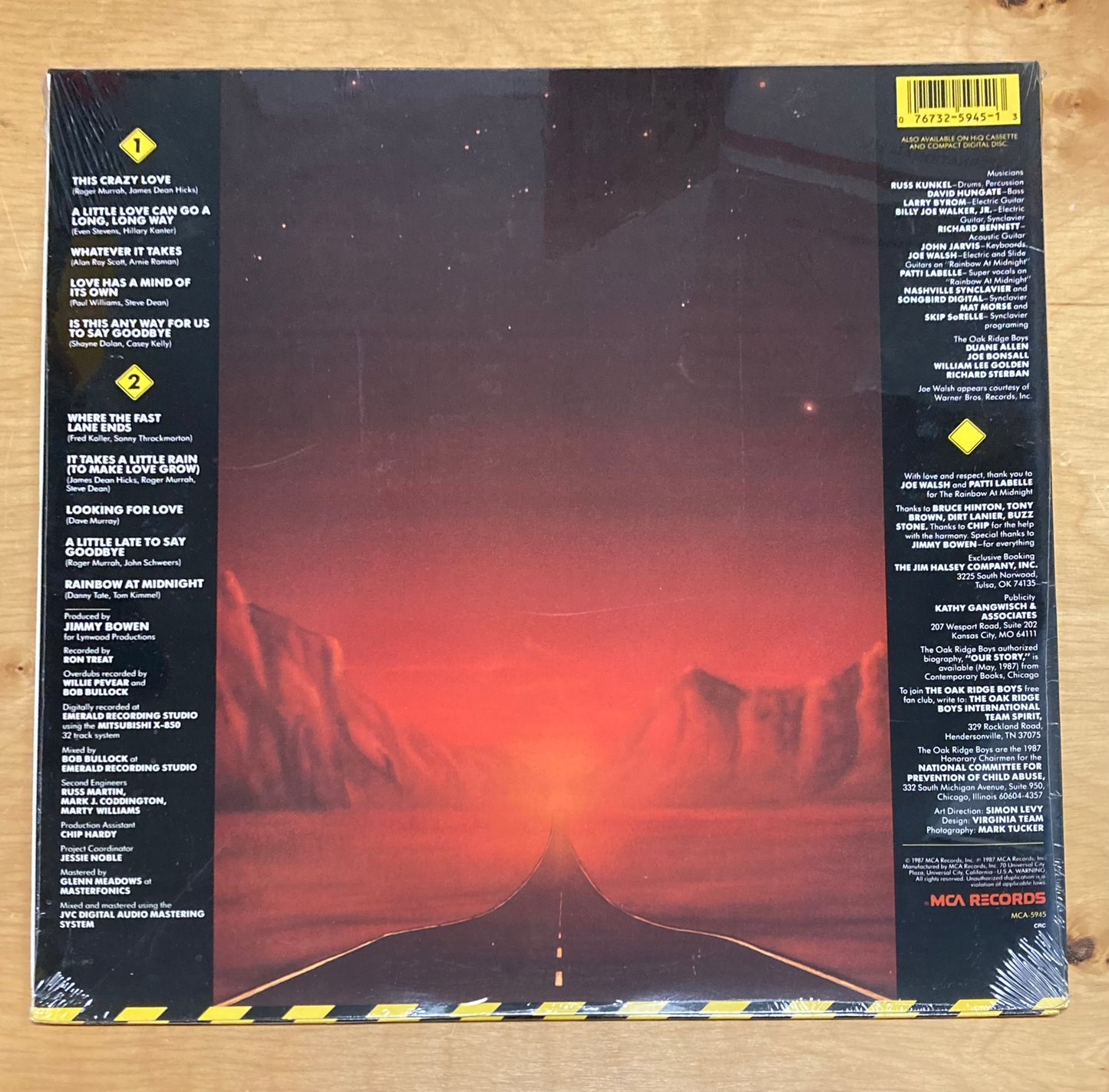 Where The Fast Lane Ends - The Oak Ridge Boys *Sealed, Hype Sticker