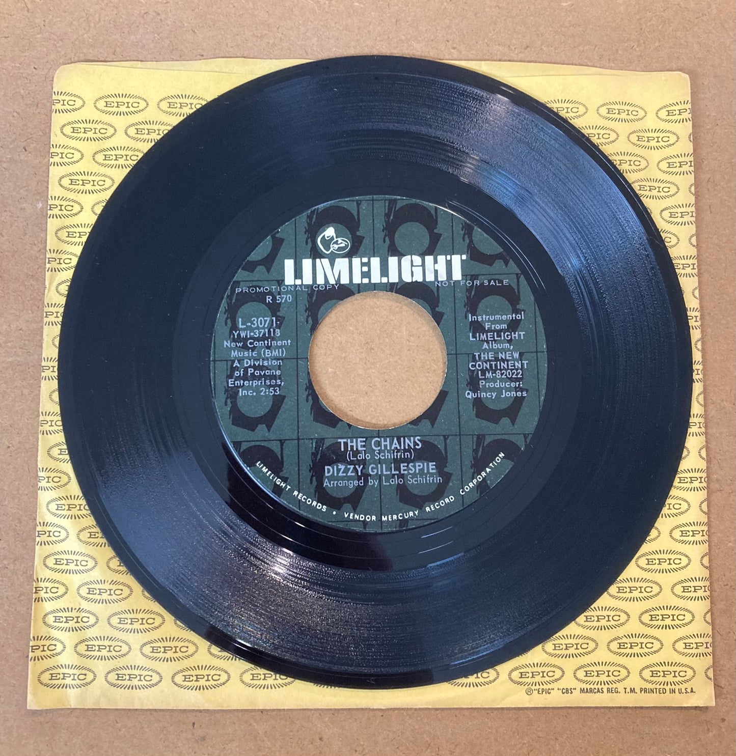 Łańcuchy/Miecze — Dizzy Gillespie *Promocja*