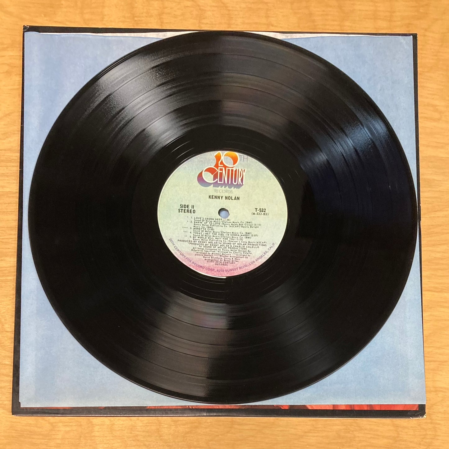 Kenny Nolan - Kenny Nolan *Lyric Sheet*