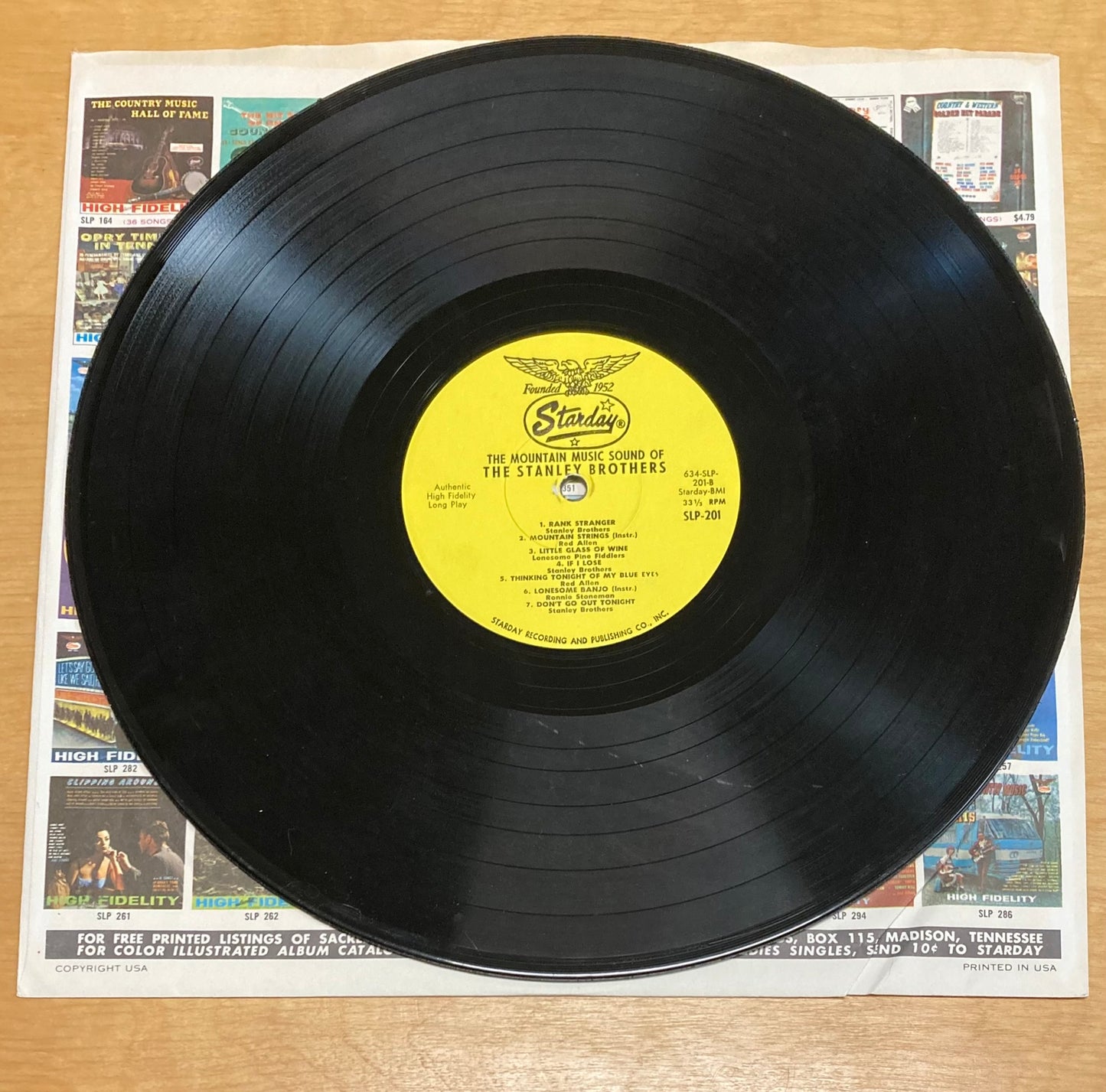 The Mountain Music Sound Of The Stanley Brothers - The Stanley Brothers And The Clinch Mountain Boys