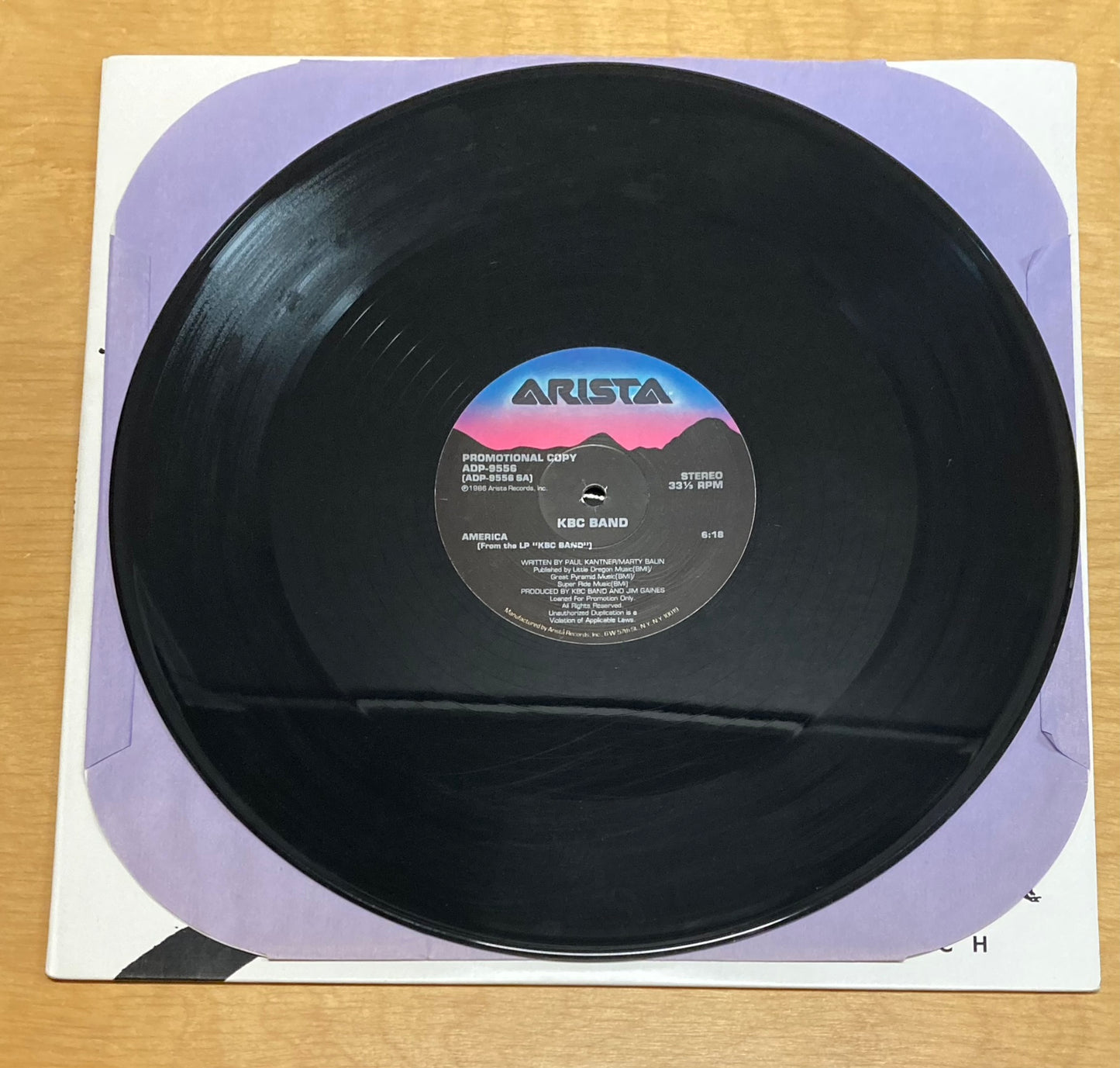 America - KBC Band *Promotional Copy*