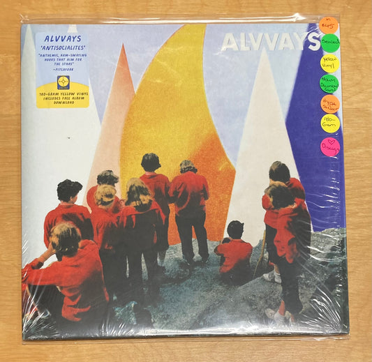Antisocialites - Alvvays *Sealed, Yellow Vinyl, Album Download, Hype Sticker, 180-Gram*