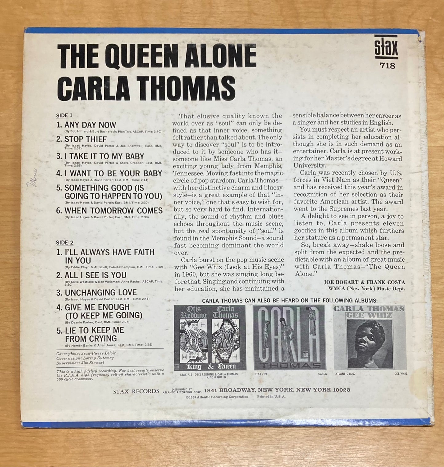 The Queen Alone - Carla Thomas