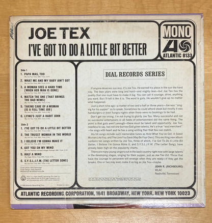 I've Got To Do A Little Better - Joe Tex