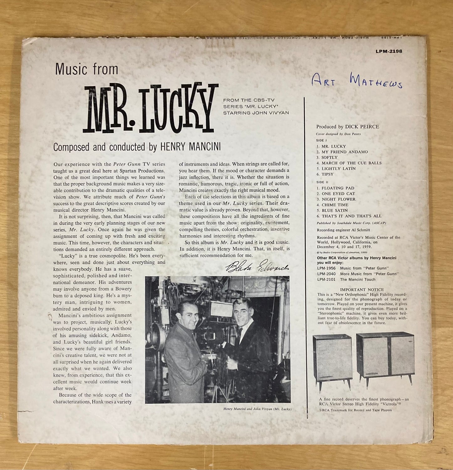 Muzyka pana Lucky'ego - Henry'ego Manciniego