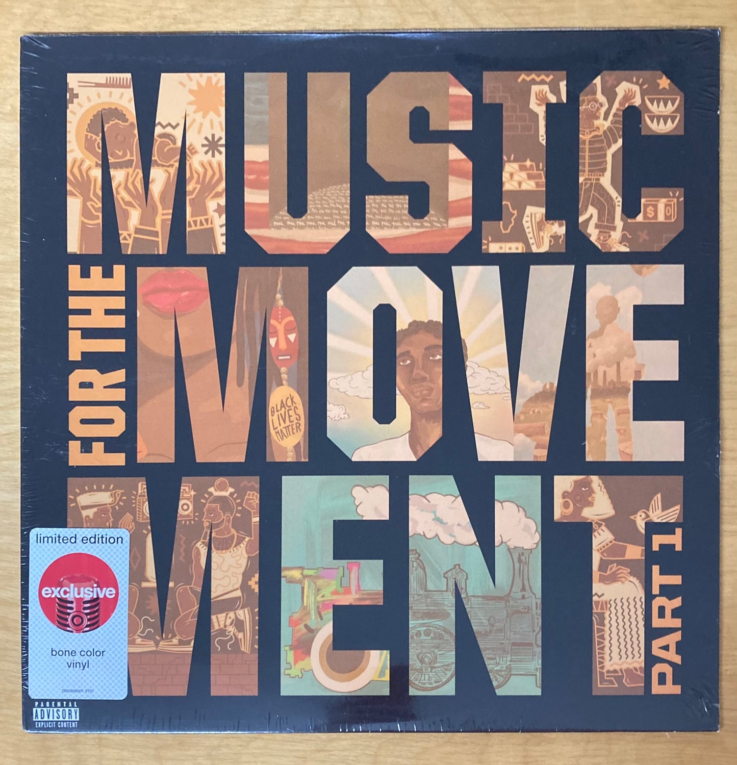 Music For The Movement Part 1 - Various Artists *Sealed, Bone Color Vinyl*