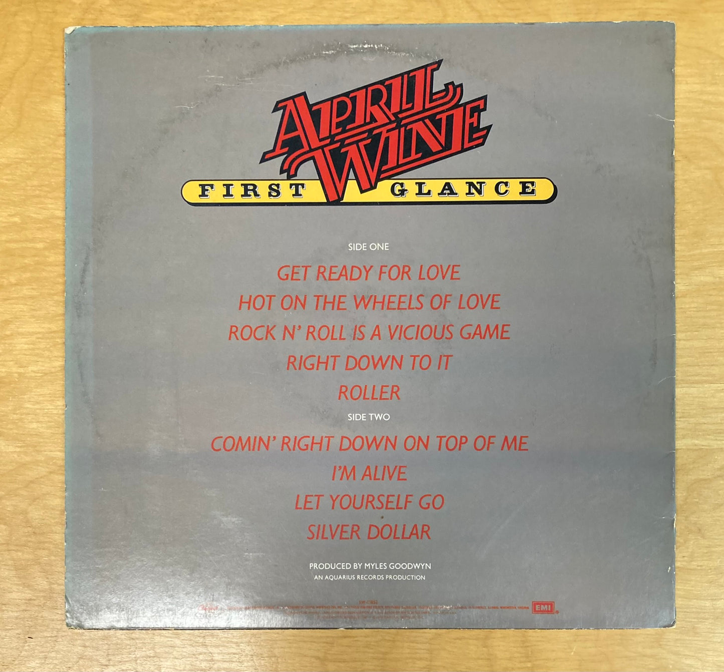 First Glance - April Wine