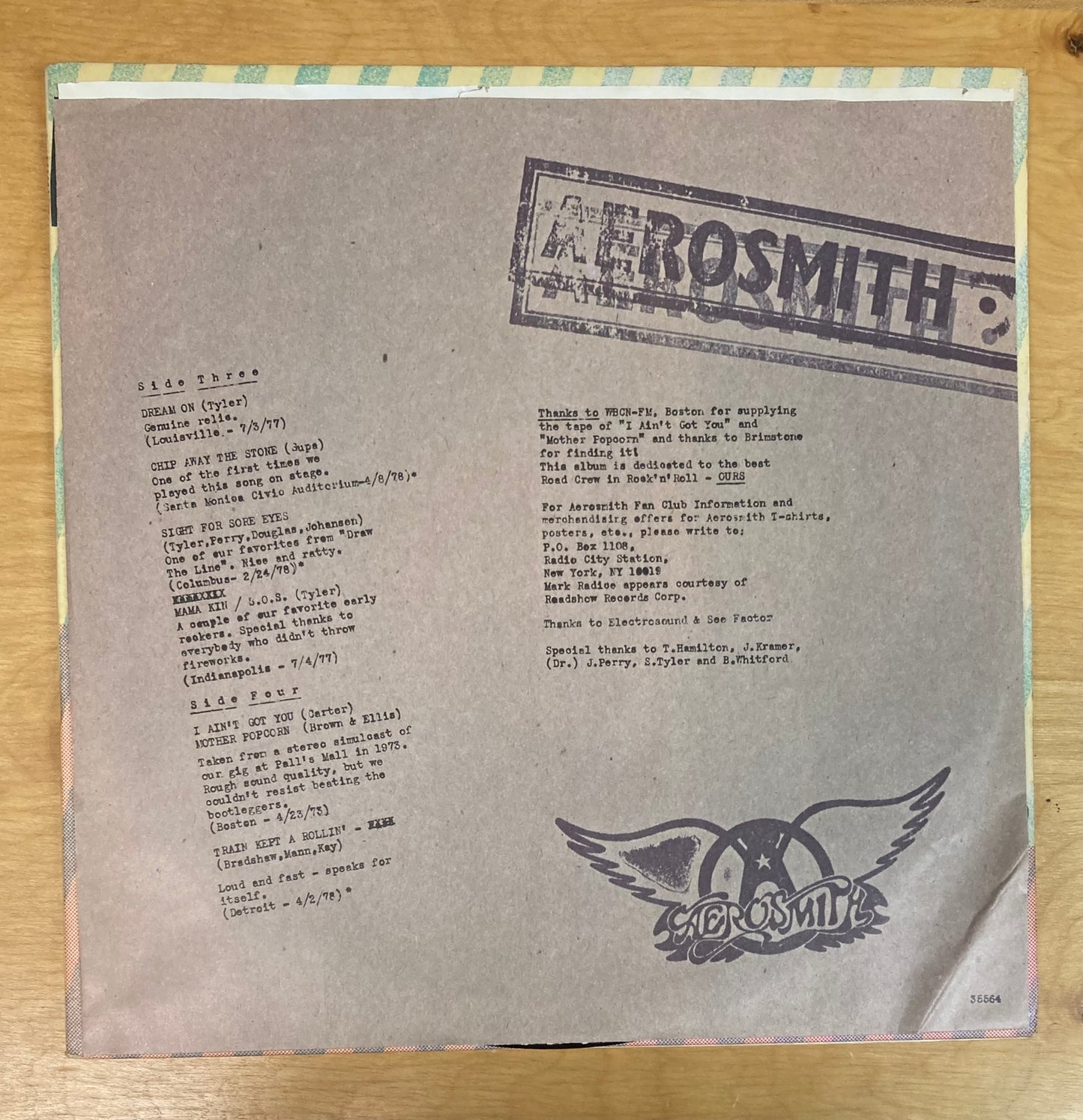 Live! Bootleg - Aerosmith