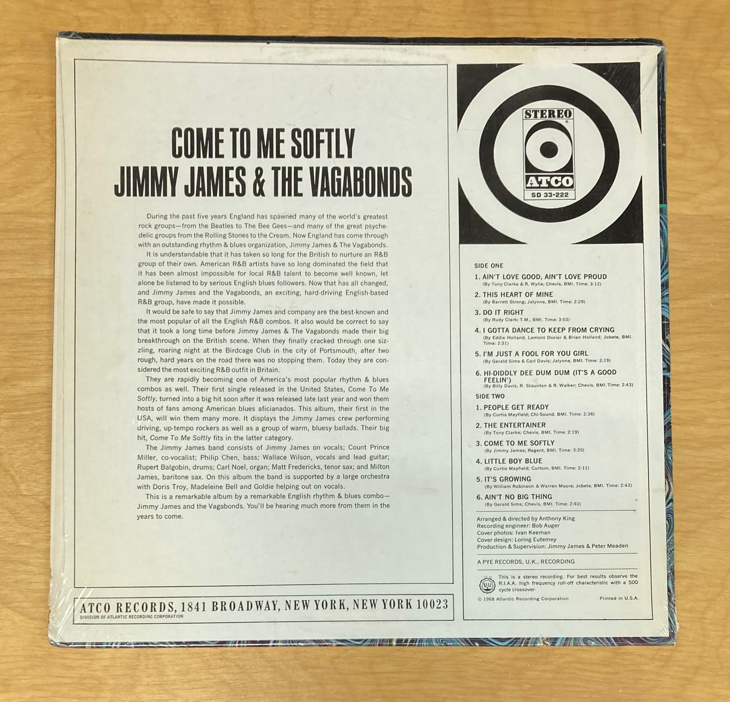 Come To Me Softly - Jimmy James & The Vagabonds *Shrink Wrap*