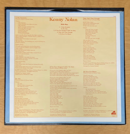 Kenny Nolan - Kenny Nolan *Lyric Sheet*