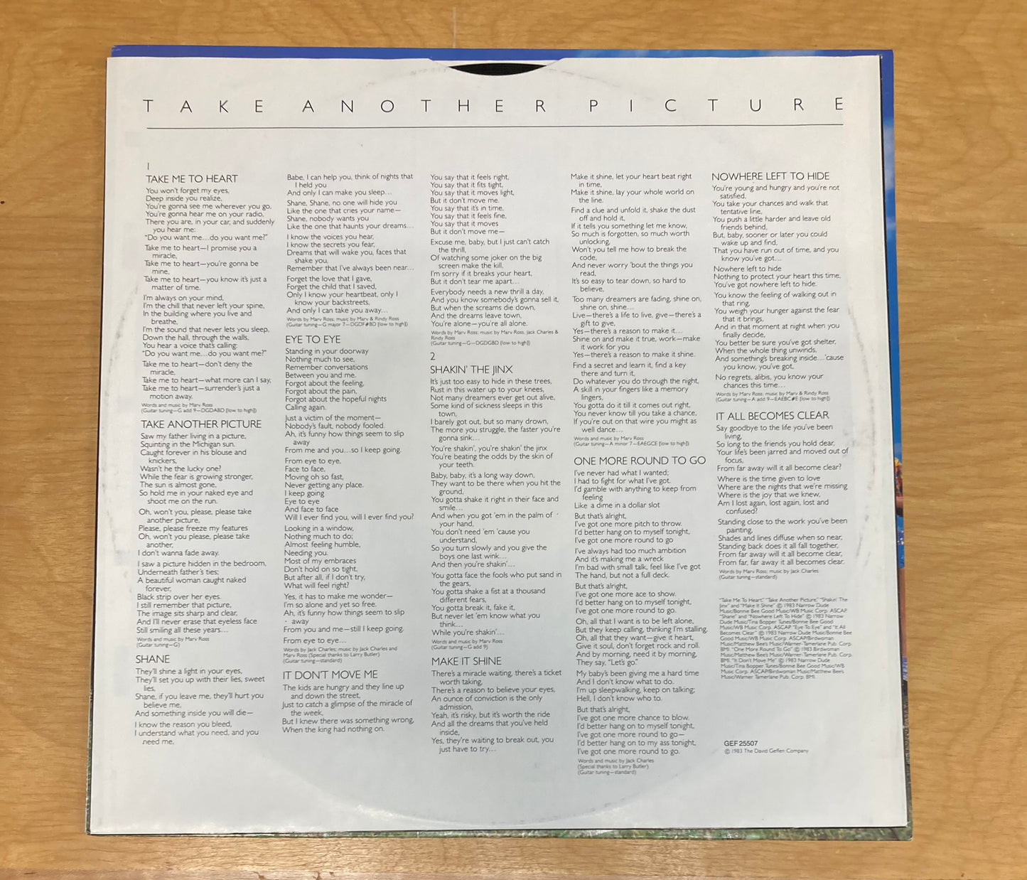 Take Another Picture - Quarterflash *Made in Holland*