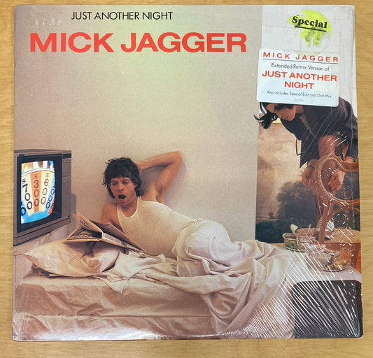 Just Another Night - Mick Jagger *Hype Sticker, Shrink Wrap*