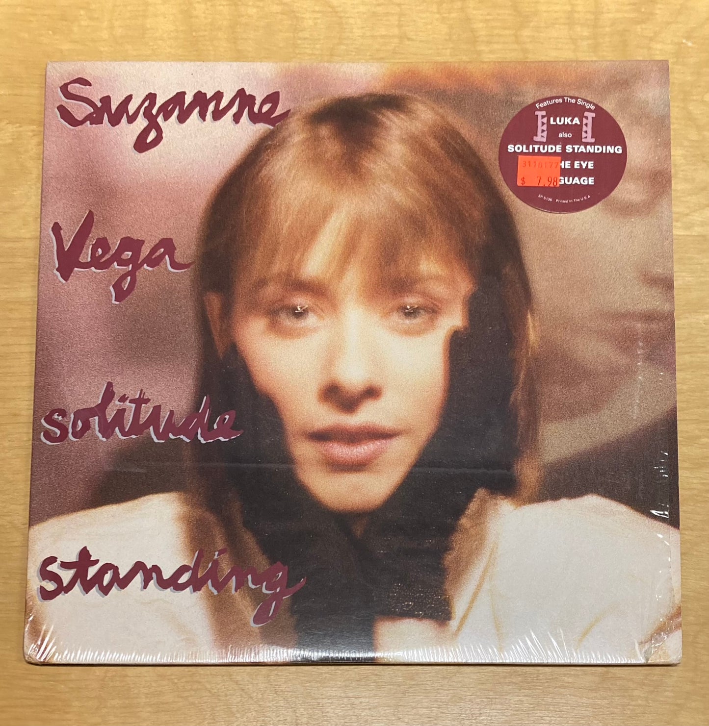 Solitude Standing - Suzanne Vega *Hype Sticker, Shrink Wrap*