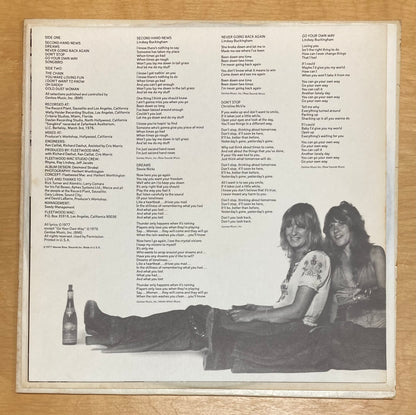 Rumours - Fleetwood Mac *Lyric Sheet/Poster*
