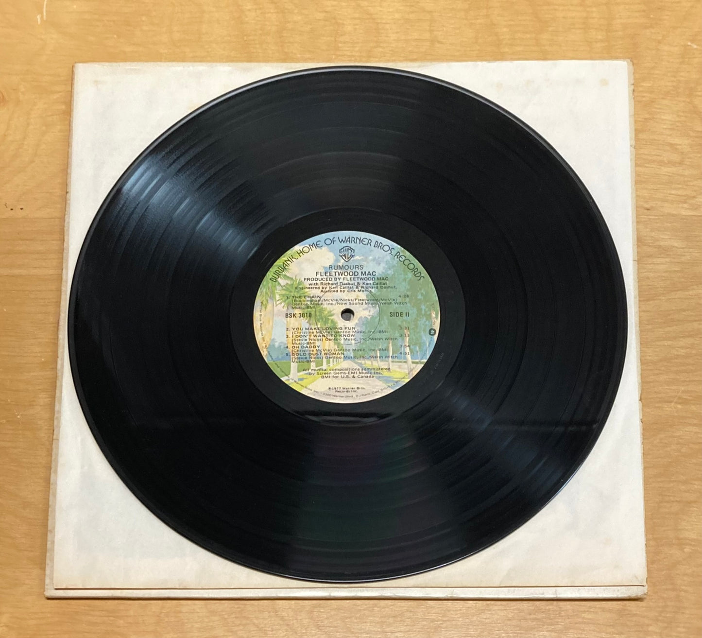 Rumours - Fleetwood Mac *Lyric Sheet/Poster*