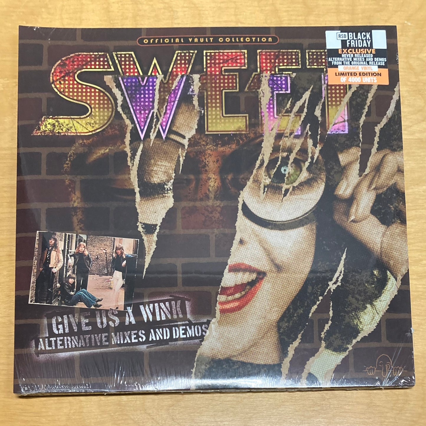 Give Us A Wink - Sweet *Sealed/Never Opened, Orange Vinyl*
