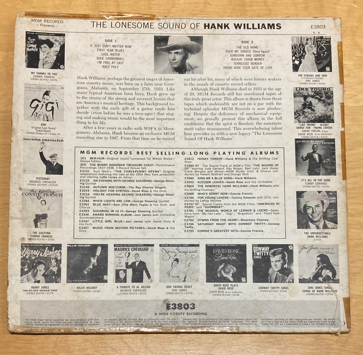 The Lonesome Sound Of Hank Williams - Hank Williams