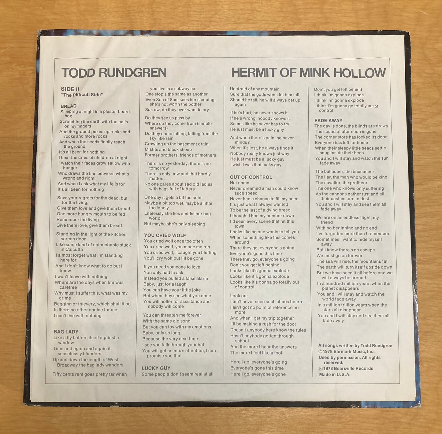 Hermit Of Mink Hollow - Todd Rundgren