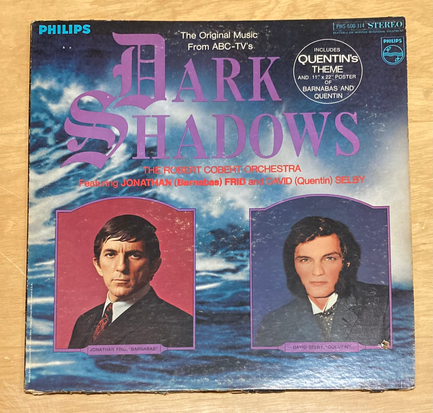 The Original Music From ABC-TV's Dark Shadows - The Robert Cobert Orchestra Featuring Jonathan (Barnabas) Frid And David (Quentin) Selby
