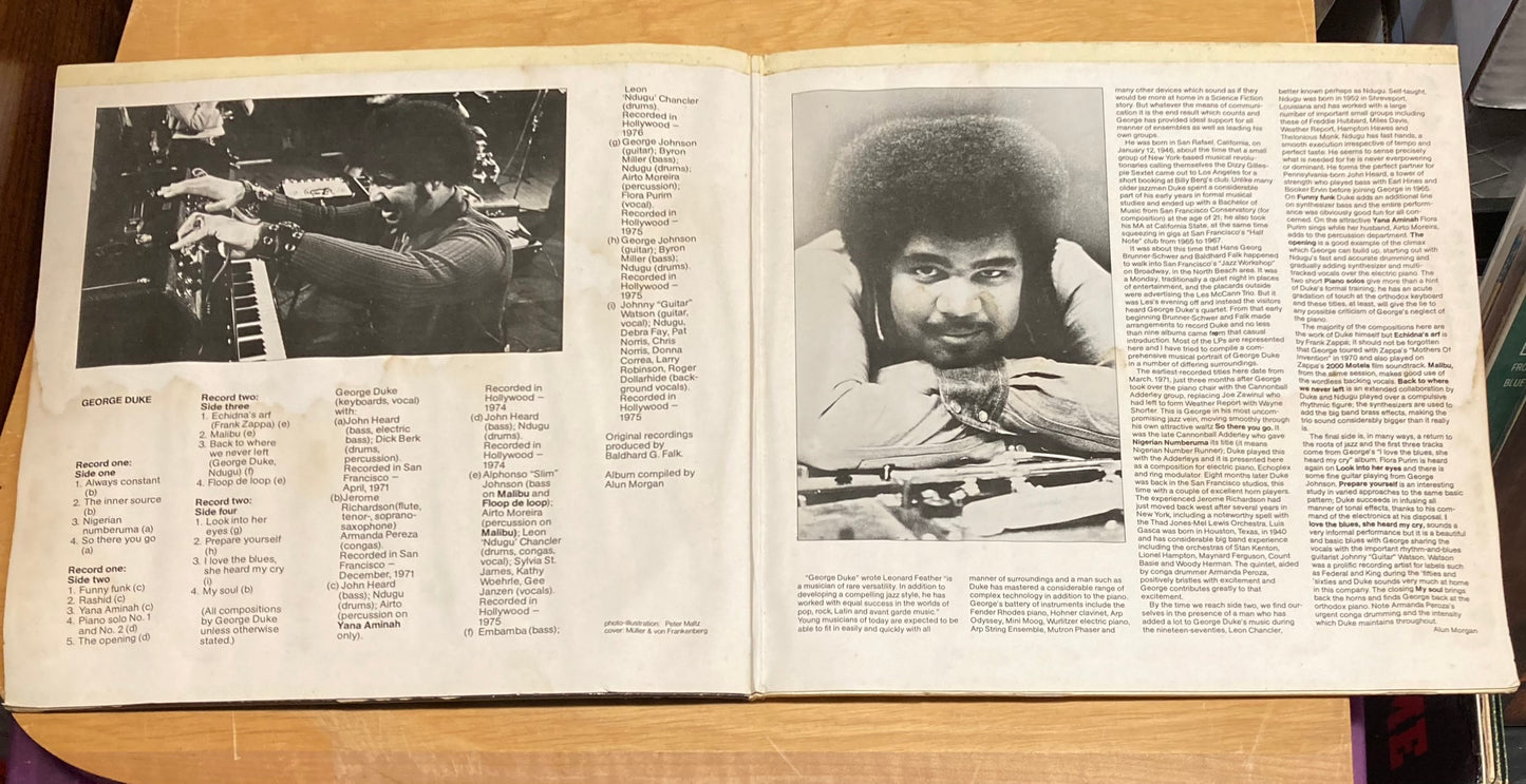 Star Edition - George Duke *German Pressing*