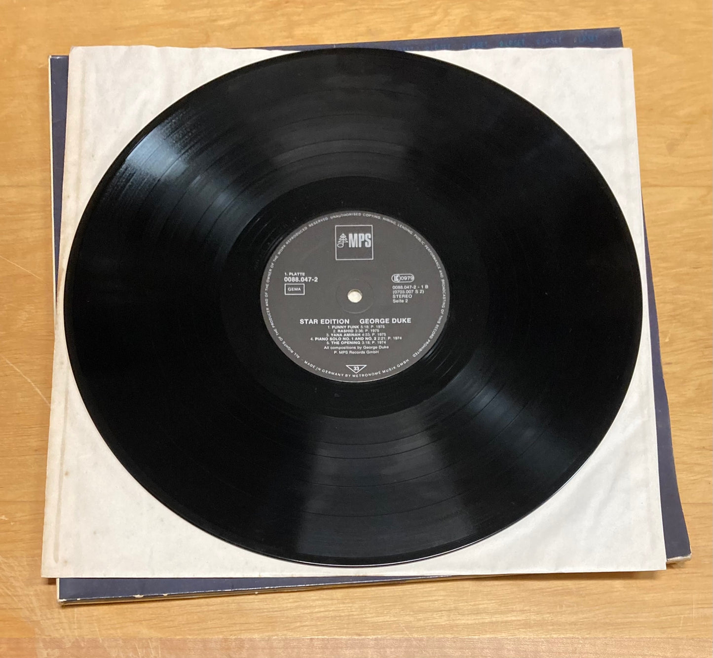 Star Edition - George Duke *German Pressing*