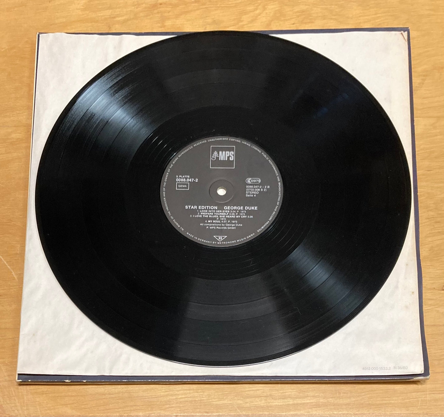 Star Edition - George Duke *German Pressing*