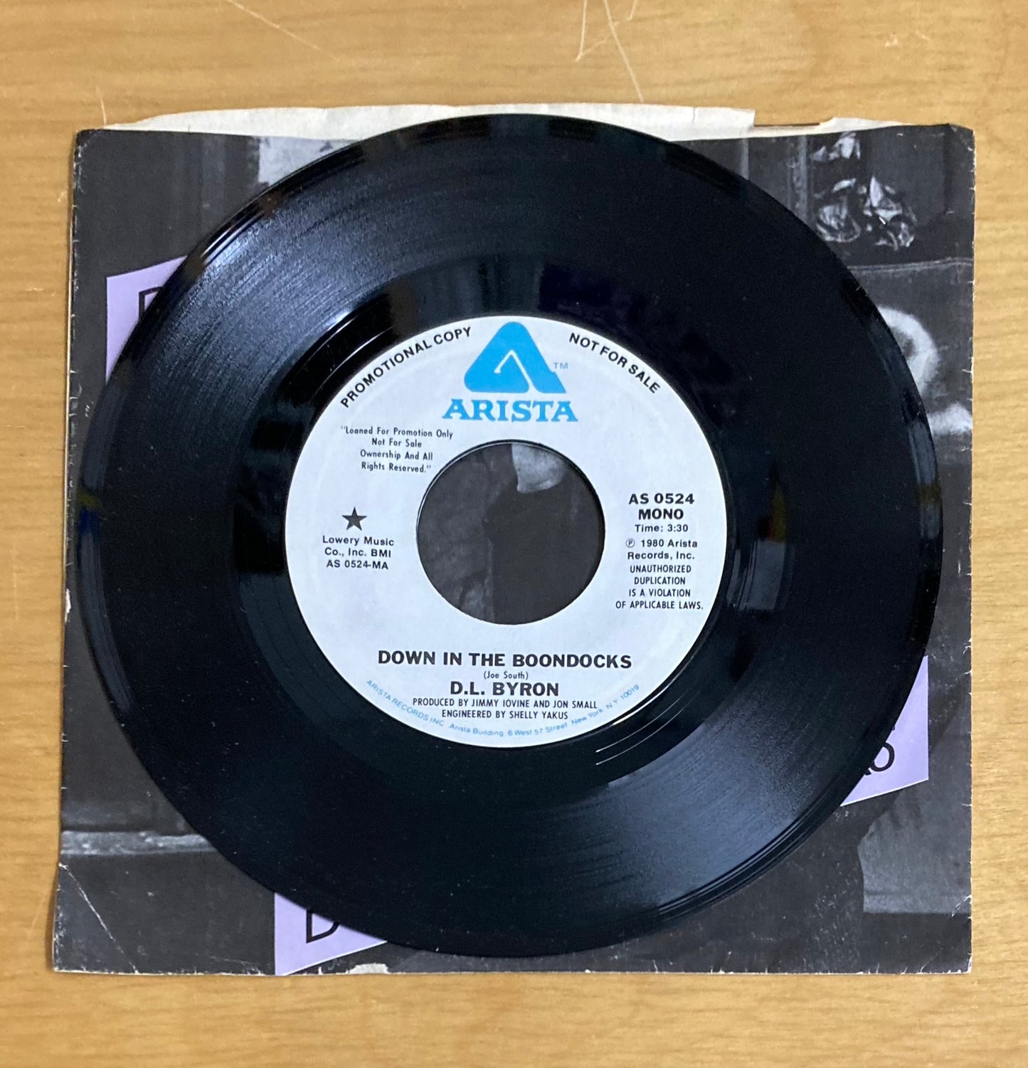 Down In The Boondocks - D.L. Byron *Promotional Copy*