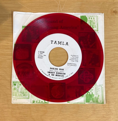 Darling Dear - Smokey Robinson & The Miracles *Promo, Red Vinyl*