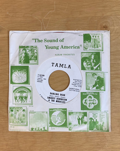 Darling Dear - Smokey Robinson & The Miracles *Promo, Red Vinyl*