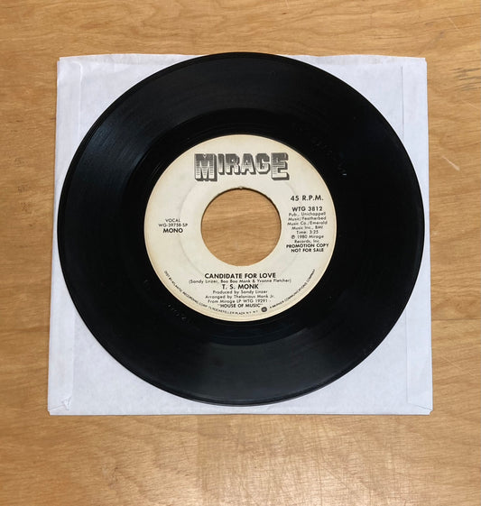 Candidate For Love - T.S. Monk *Promotional Copy*
